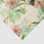 Ontwerp vijf Humming Birds reeks Tissuepapier (Detail)