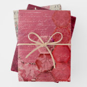 Ontwerp vijf van de Bourgogne Bee-reeks Inpakpapier Vel (In situ)