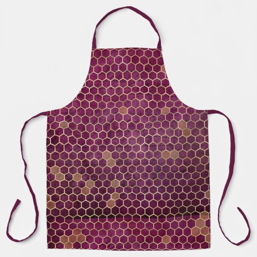 Ontwerp vijf van de Bourgogne Bee-reeks Schort (Voorkant)