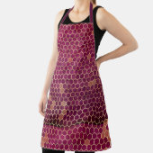 Ontwerp vijf van de Bourgogne Bee-reeks Schort (Insitu)