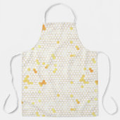 Ontwerp vijf zonnebloem- en bijenreeksen schort (Voorkant)