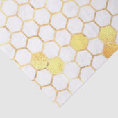 Ontwerp vijf zonnebloem- en bijenreeksen tissuepapier (Detail)