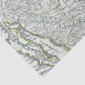Ontwerp Vintage Kaart Serie 11 Tissuepapier (Detail)