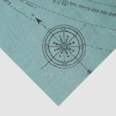 Ontwerp Vintage Kaart Serie 6 Tissuepapier (Detail)