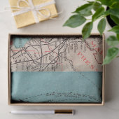 Ontwerp Vintage Kaart Serie 6 Tissuepapier (Geschenk)
