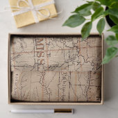 Ontwerp Vintage Kaartserie 12 Tissuepapier (Geschenk)