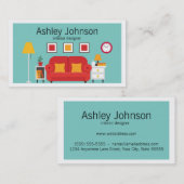 Ontwerp Visitekaartje interne ontwerper (Voorkant / Achterkant)