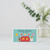 Ontwerp Visitekaartje interne ontwerper (Staand voorkant)