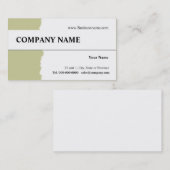 Ontwerp Visitekaartje wegscheuren (Voorkant / Achterkant)