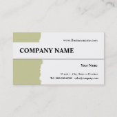 Ontwerp Visitekaartje wegscheuren (Voorkant)