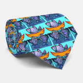 ONTWERP VISMOTIF-STROPDAS STROPDAS (Opgerold)