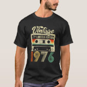 Ontwerp voor 1976 Cadeau Mannen Vrouwen Gift 50 ja T-shirt (Voorkant)
