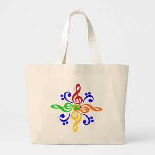 Ontwerp voor afwerking en afwerking grote tote bag