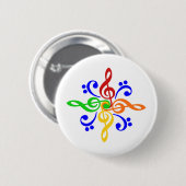 Ontwerp voor afwerking en afwerking ronde button 5,7 cm (Voorkant /achterkant)