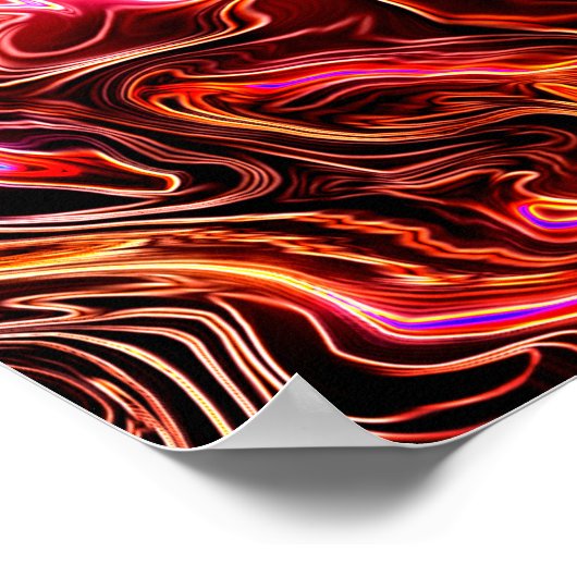 Ontwerp voor artsy Swirls Poster (Hoek)