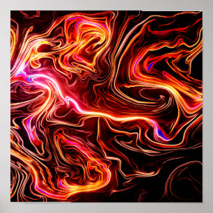 Ontwerp voor artsy Swirls Poster