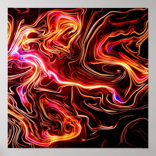 Ontwerp voor artsy Swirls Poster (Voorkant)