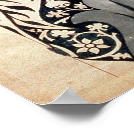 Ontwerp voor Avon Chintz, c.1886 Poster (Hoek)