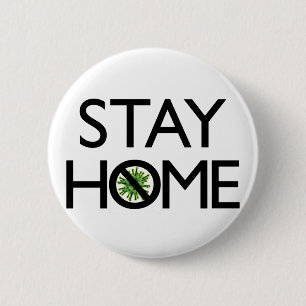 Ontwerp voor bewustmaking van het Coronavirus Ronde Button 5,7 Cm