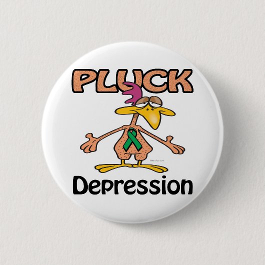 Ontwerp voor bewustwording bij inktdemping ronde button 5,7 cm (Voorkant)