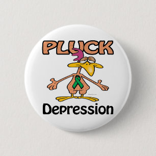 Ontwerp voor bewustwording bij inktdemping ronde button 5,7 cm