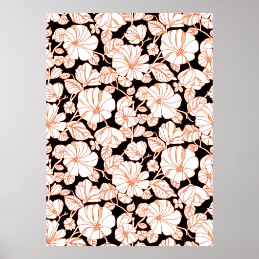 ontwerp voor bloemenkunst poster (Voorkant)