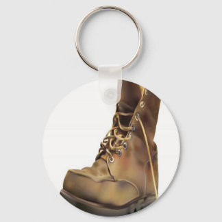 Ontwerp voor bootschoenen voor het leger sleutelhanger