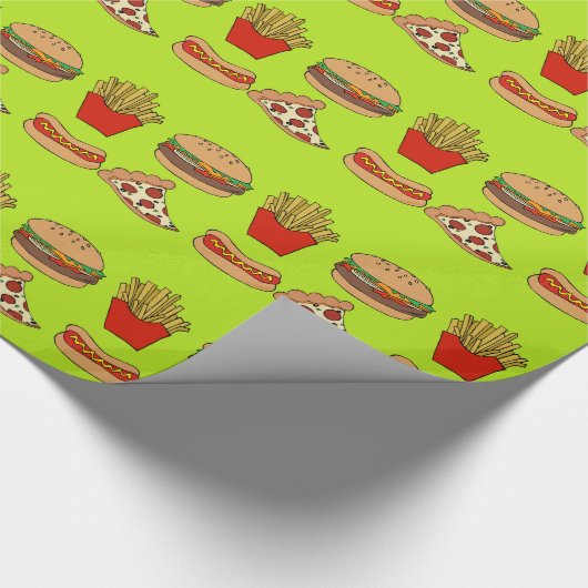 Ontwerp voor brokstukken cadeaupapier (Hoek)