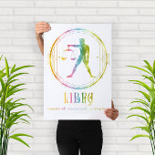 Ontwerp voor compatibiliteit met Zodiac Libra Poster
