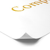 Ontwerp voor compatibiliteit met Zodiac Virgo Poster (Hoek)