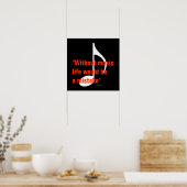 ontwerp voor coole grafische muzieknots poster (Keuken)