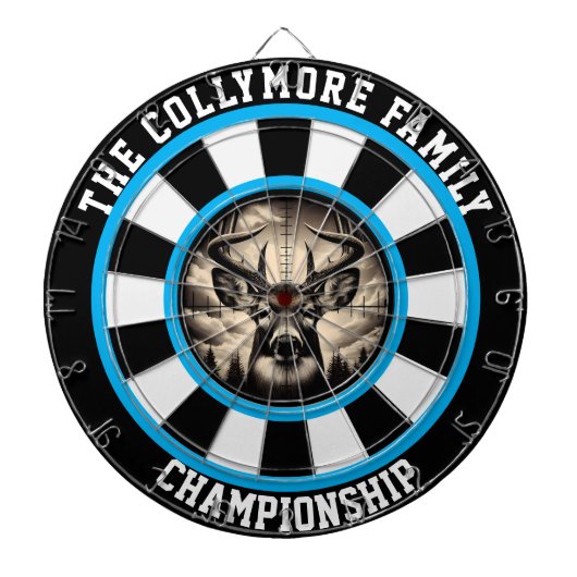 Ontwerp voor de jacht op geweekte herten dartbord (Voorkant)