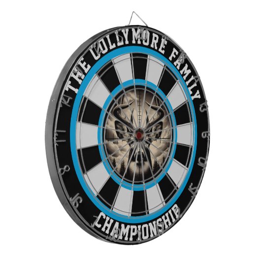 Ontwerp voor de jacht op geweekte herten dartbord (Voorkant Links)