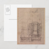 Ontwerp voor de Medici Kapel Briefkaart (Voorkant / Achterkant)