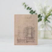 Ontwerp voor de Medici Kapel Briefkaart (Staand voorkant)