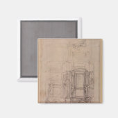 Ontwerp voor de Medici Kapel Magneet (Voorkant / Achterkant)