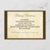 ontwerp voor de ontvangst van tickets voor bruilo informatiekaartje (Achterkant)