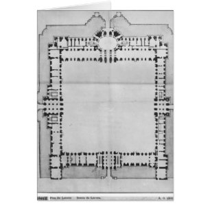 Ontwerp voor de oostelijke gebouwen van het Louvre