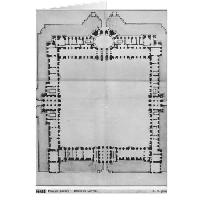 Ontwerp voor de oostelijke gebouwen van het Louvre (Voorkant)