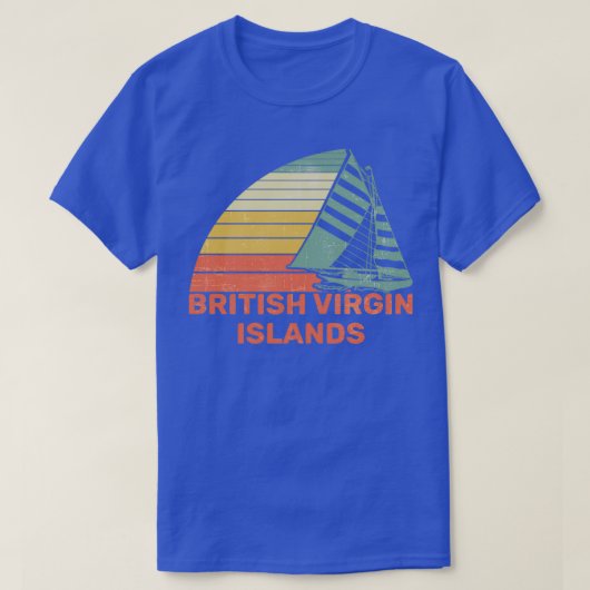 ontwerp voor de verkoop op de Britse Maagdeneilan T-shirt (Design voorkant)