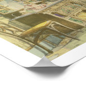 ontwerp voor een badkamer, van 'Interieurs Moderne Poster (Hoek)