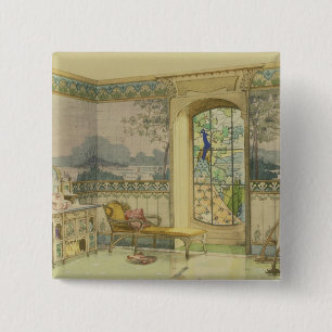 ontwerp voor een badkamer, van 'Interieurs Moderne Vierkante Button 5,1 Cm