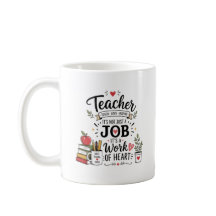 Ontwerp voor een cadeaumok voor leraren om docente