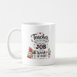 Ontwerp voor een cadeaumok voor leraren om docente koffiemok