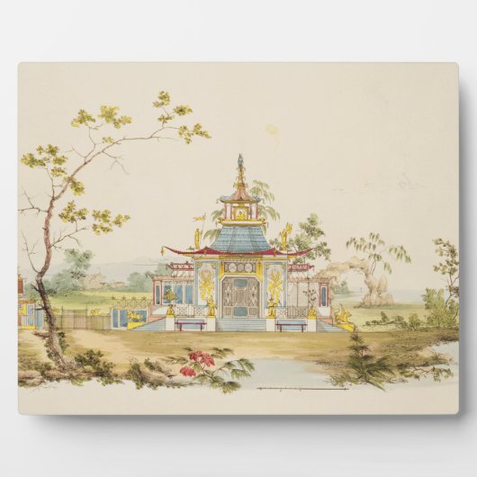 Ontwerp voor een Chinese tempel, c.1810 (pen en in Fotoplaat (Voorkant)