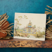 Ontwerp voor een Chinese tempel, c.1810 (pen en in Fotoplaat (Zijkant)