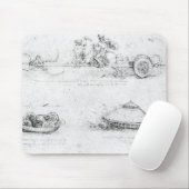Ontwerp voor een gepantserde wagen en pantserwagen muismat (Met muis)