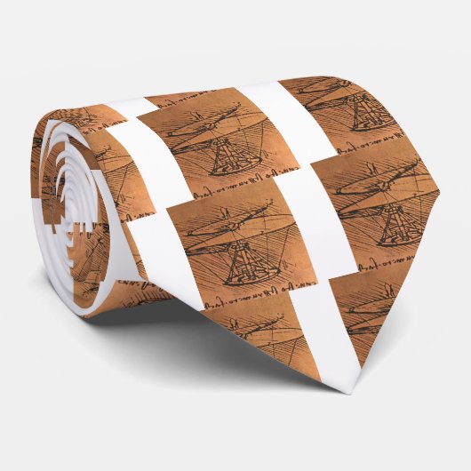 Ontwerp voor een helikopter stropdas (Opgerold)