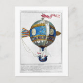 Ontwerp voor een heteluchtballon met een diameter briefkaart (Voorkant)