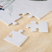 Ontwerp voor een heteluchtballon met een diameter legpuzzel (Zijkant)